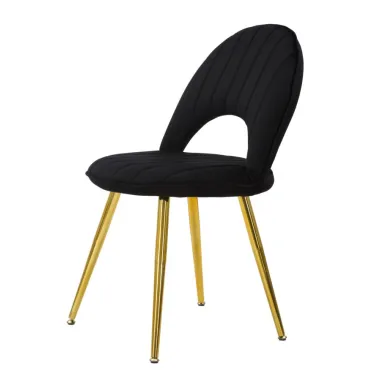 KRZESŁO FLEX CZARNE 52 48 78 cm ZESTAW 2 SZT.